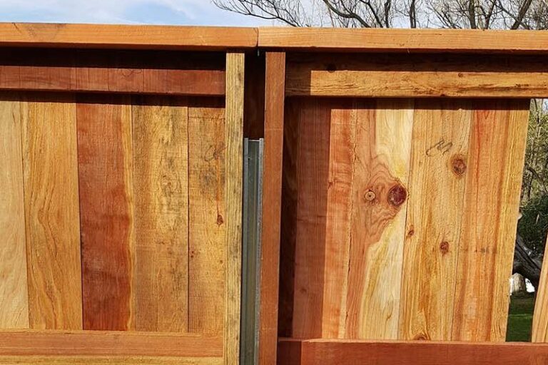 Solid Board with Cap & Trim Fence