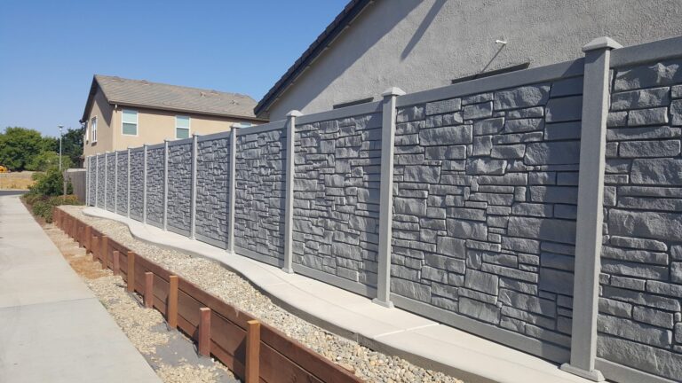 Bufftech Allegheny with Retaining Wall
