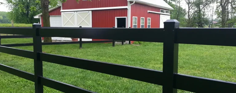 Farm ranch style fencing