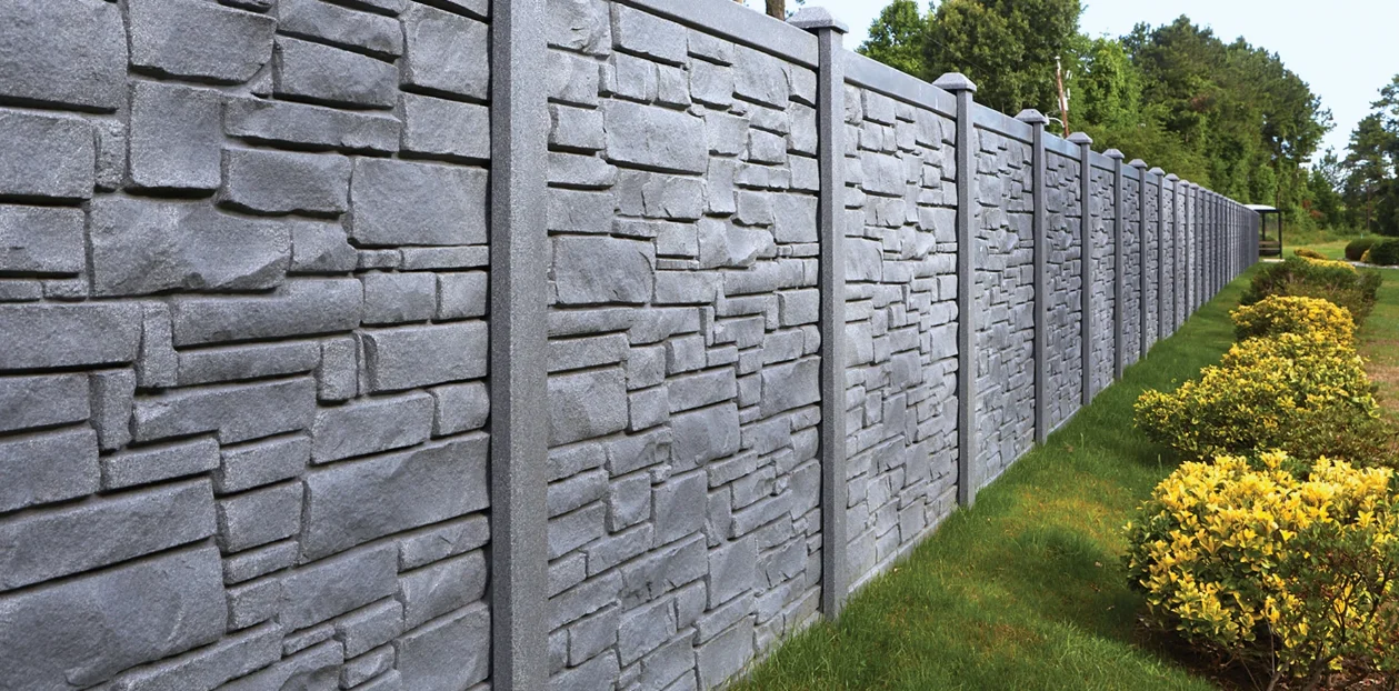 Composite fencing combining natural aesthetics with engineered durability.