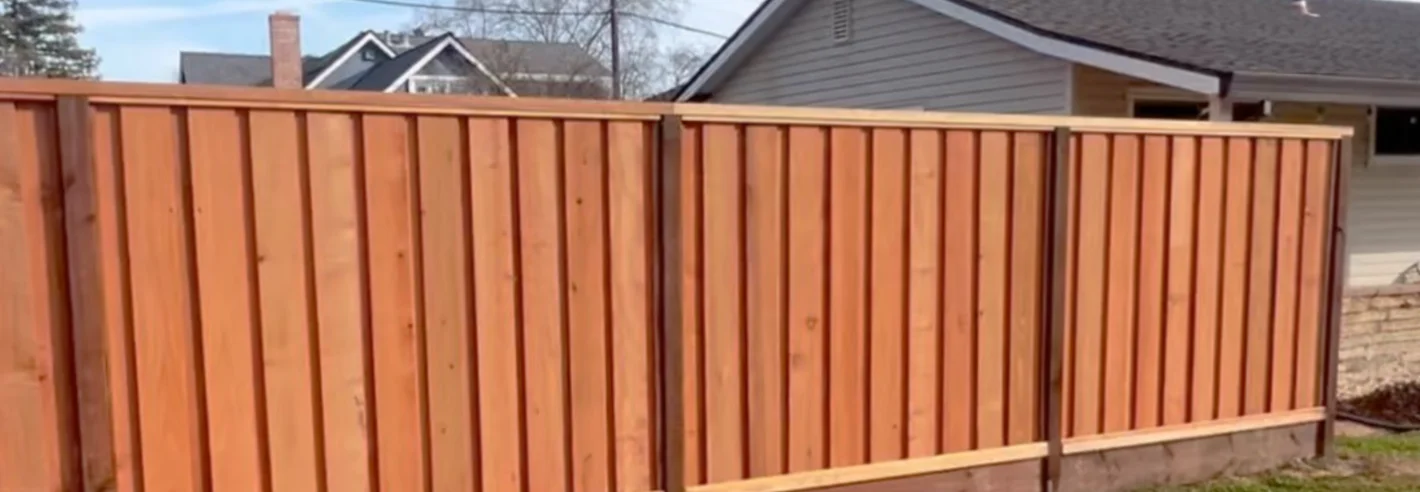 Classic Fence Board on Board Picture Frame Fence 7