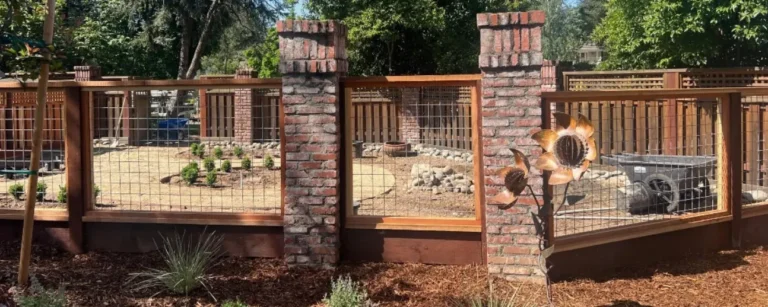 Sacramento post and rail fence installation by Classic Fence Co